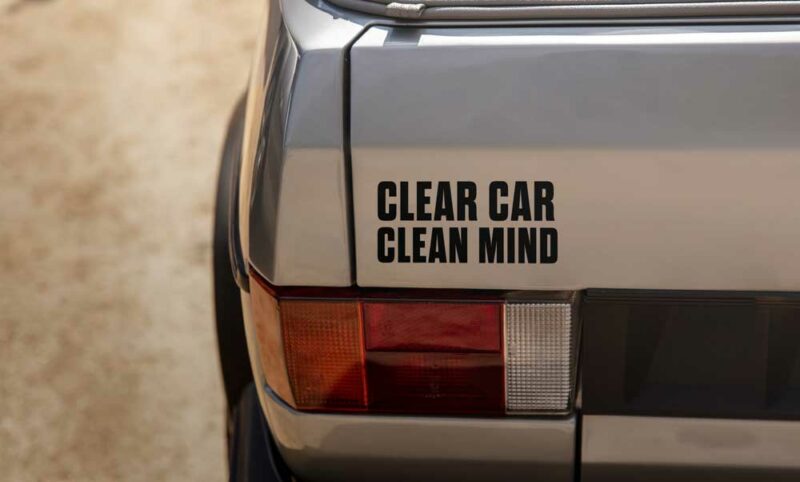 Auto Aufkleber - Clean Car - Clean Mind
