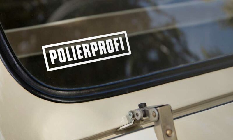 Auto Aufkleber - Polierprofi